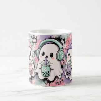 かわいいおばけのボバ | パステルハロウィン コーヒーマグカップ