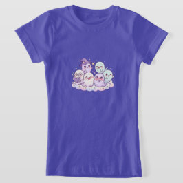 かわいいおばけの友達 キッズTシャツ Tシャツ