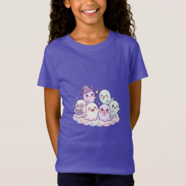 かわいいおばけの友達 キッズTシャツ Tシャツ