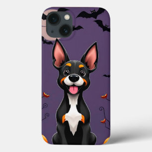 かわいいおばけの子犬の雰囲気 🎃🐾 ハロウィンのやさしい魔法 iPhone 13ケース