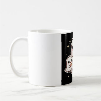 かわいいおばけの家族のハロウィンマグカップ コーヒーマグカップ