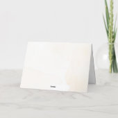 かわいいおばけの誕生日グリーティングカード サンキューカード (裏面)