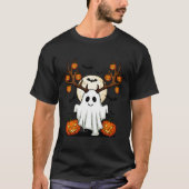 かわいいおばけの鹿 Tシャツ (正面)