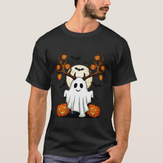 かわいいおばけの鹿 Tシャツ