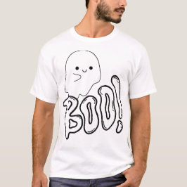 かわいいおばけのBOO!ハロウィンの楽しさ Tシャツ