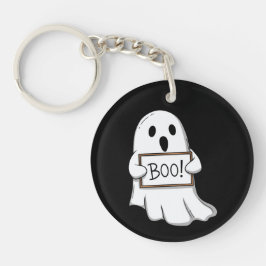 かわいいおばけのBOO 楽しい キーホルダー
