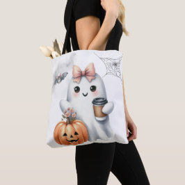 かわいいおばけカボチャコウモリハロウィン トートバッグ