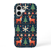 かわいいおばけクリスマスセーター柄