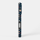 かわいいおばけクリスマスセーター柄 iPhone 16ケース (右側面)