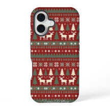 かわいいおばけクリスマスセーター柄