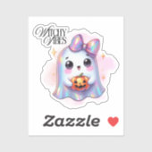 かわいいおばけステッカー - 愛らしいハロウィン シール (シート)