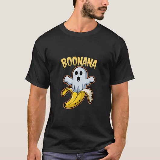 かわいいおばけバナナ ハロウィン Tシャツ (正面)