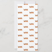 かわいいおばけブー チケットスタイル パーティー 招待状 (裏面)