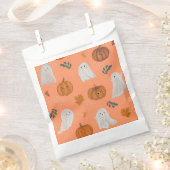 かわいいおばけ & かぼちゃのハロウィン プレゼントバッグ フェイバーバッグ (クリップ留めされた状態)