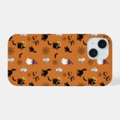 かわいいおばけ ネコ コウモリ ハロウィン   iPhone 15ケース (裏面横)