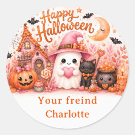 かわいいおばけ ハロウィン ステッカー