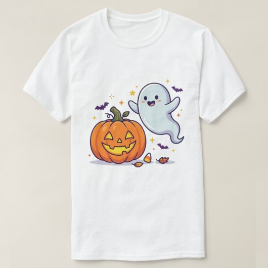 かわいいおばけ Tシャツ (デザイン正面)