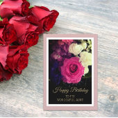 かわいいおばさんへの誕生日カード カード