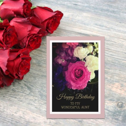 かわいいおばさんへの誕生日カード カード