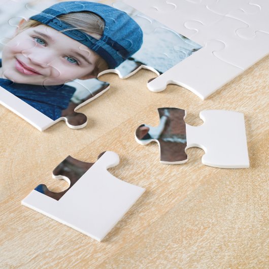 かわいいおば最高のあちゃんフラワーズフローラ家の写真 ジグソーパズル (側面)