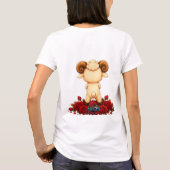 かわいいおひつじ座 ネオス Tシャツ (裏面)