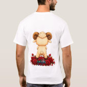 かわいいおひつじ座 ネオス Tシャツ (裏面)