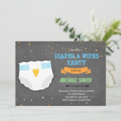 かわいいおむつとワイプのお誘い シーズンカード (スタンド正面)