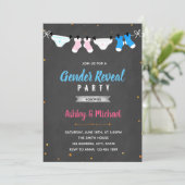 かわいいおむつの性はシャワーの招待を明らかにします 招待状 (スタンド正面)