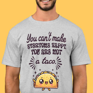 かわいいおもしろいあなたはNot A Taco Tシャツ