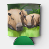 かわいいおもしろいおむつキャピバーズバイザポンドズ 缶クーラー (正面)