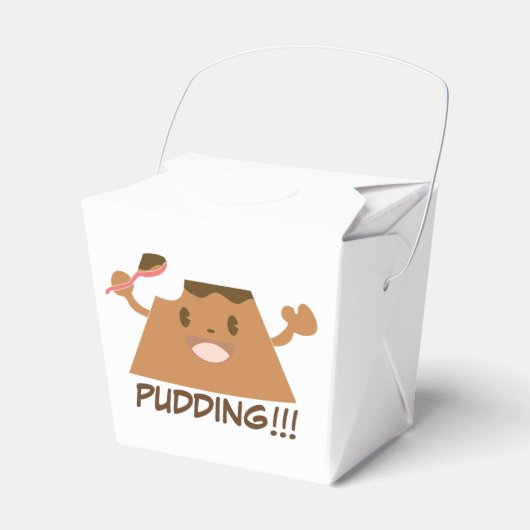 かわいいおもしろいかわいいチョコレートプリン!!!! フェイバーボックス (正面サイド)