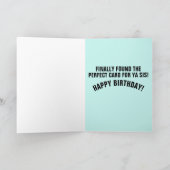 かわいいおもしろいがサイコのための誕生日カード カード (内部)