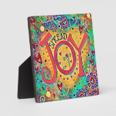 かわいいおもしろいが喜びを広感動的げる フォトプラーク (正面)