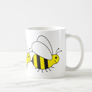 かわいいおもしろいで小さい蜂蜜の蜂 コーヒーマグカップ