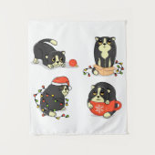かわいいおもしろいとクリスマス タペストリー (正面)
