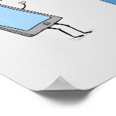 かわいいおもしろいと電話と分厚い本|過去記事 ポスター (角)