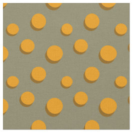 かわいいおもしろいと3D水玉模様ユニセックスヴィンテージ灰色 ファブリック