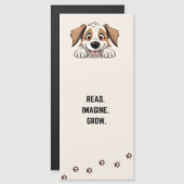 かわいいおもしろいのぞき犬のしおり引用文 (正面/裏面)