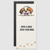 かわいいおもしろいのぞき犬、しおり引用文 (正面/裏面)