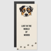 かわいいおもしろいのぞき犬、しおり引用文 (正面/裏面)