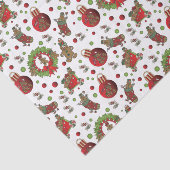 かわいいおもしろいのクリスマスジンジャーブレッドマン 薄葉紙 (詳細)