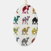 かわいいおもしろいのラクダ セラミックオーナメント (右)