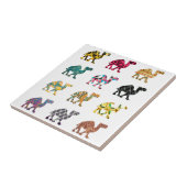 かわいいおもしろいのラクダ タイル (側面)