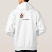 かわいいおもしろいもの私はダイエットに乗っているが、ケーキを食べなければならない パーカ (裏面)