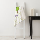 かわいいおもしろいアイスクリームポップシクル漫画トリオ シェルパブランケット (インサイチュ)