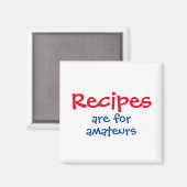 かわいいおもしろいアットホームシェフズキッチン マグネット (正面/裏面)