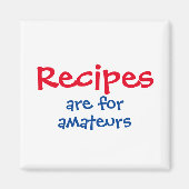 かわいいおもしろいアットホームシェフズキッチン マグネット (正面)