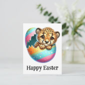 かわいいおもしろいイースターチーターカブ ポストカード (スタンド正面)
