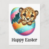 かわいいおもしろいイースターチーターカブ ポストカード (正面)