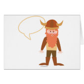 かわいいおもしろいエピックバイキングキャラクターアートおもしろい (正面横)